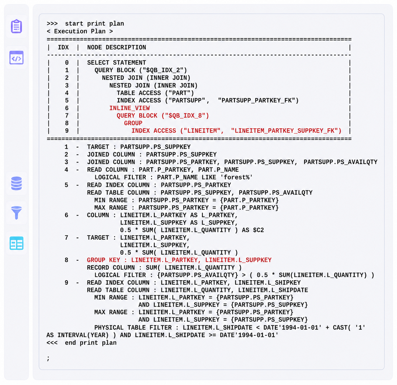 Scalar subquery unnesting plan