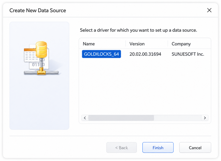 Creating new data source